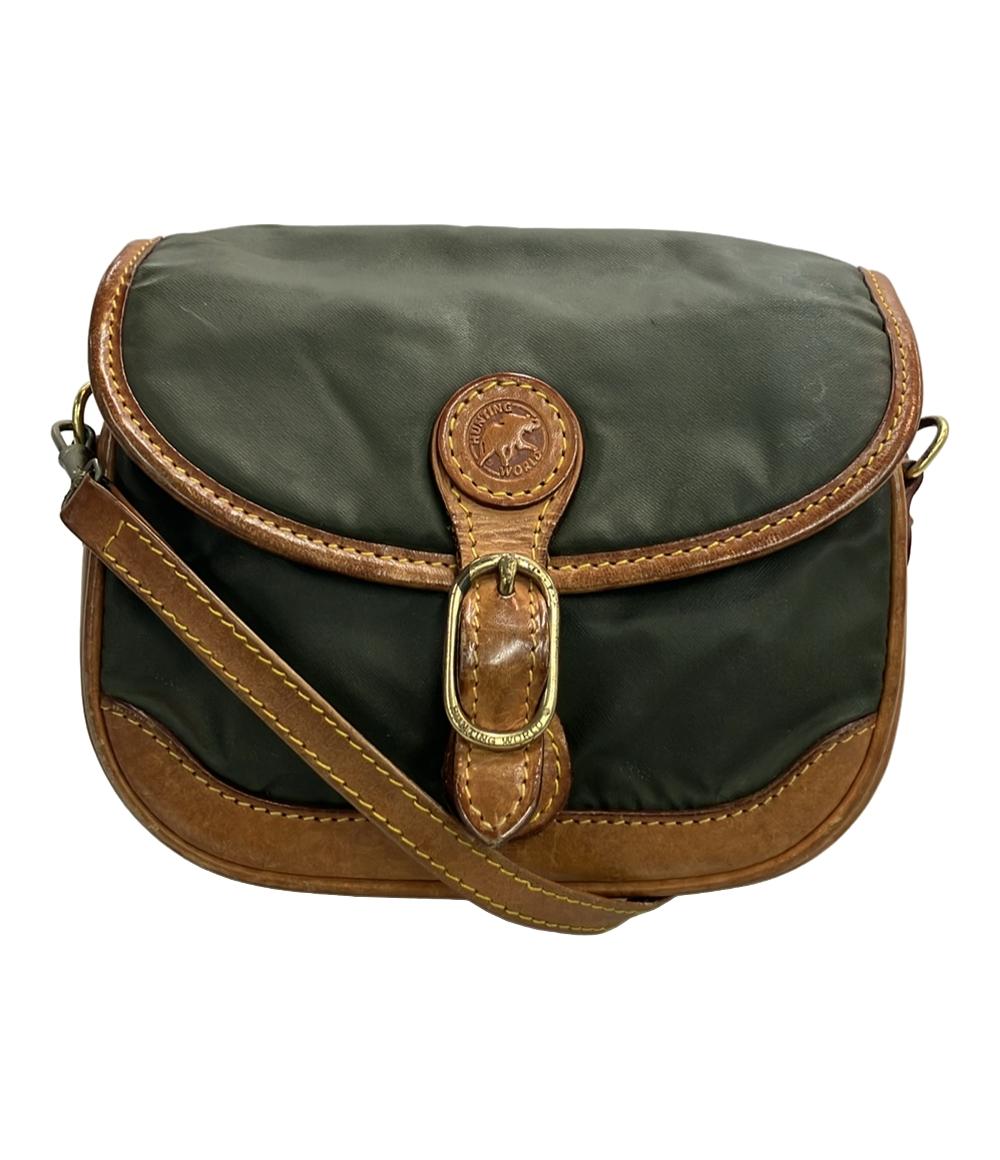 【先着クーポン27日1:59迄】【中古】 訳あり ハンティングワールド ショルダーバッグ 斜め掛け メンズ HUNTING WORLD(4)