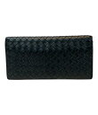 【先着クーポン11日1:59迄】【中古】 ボッテガ・ヴェネタ 長財布 イントレチャート メンズ BOTTEGA VENETA