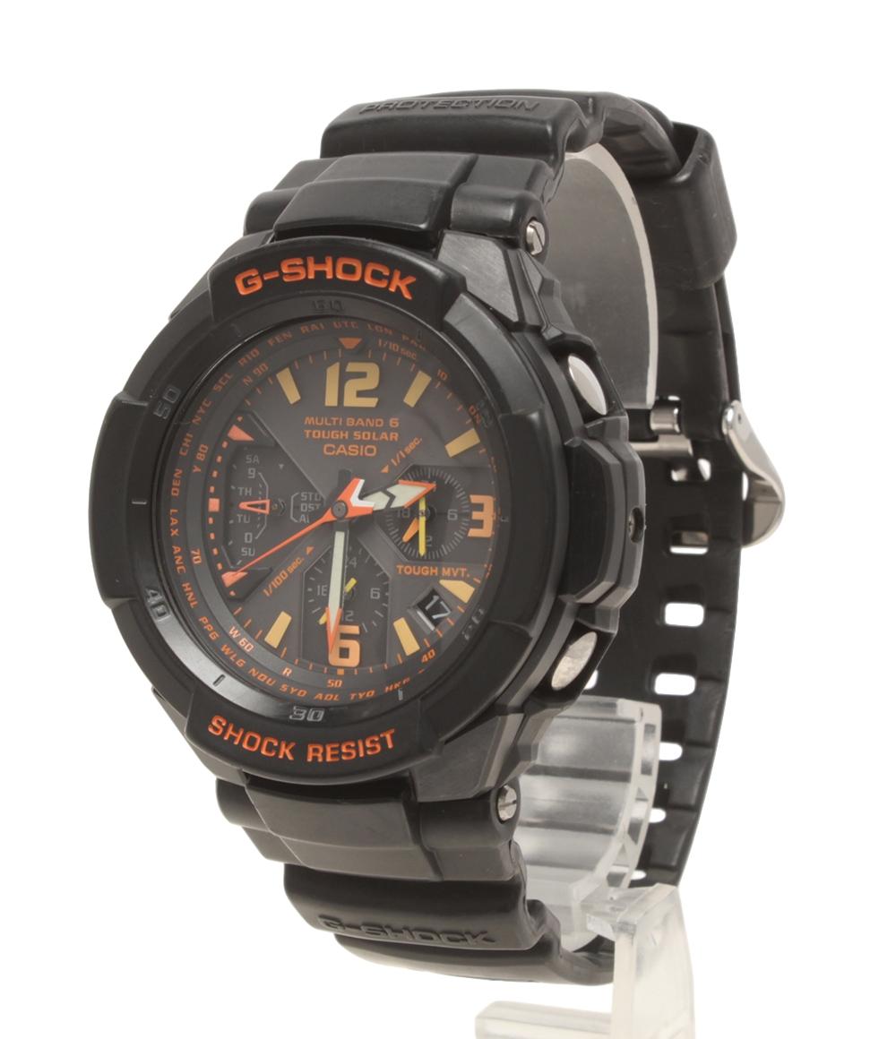 【全品5%OFFクーポン27日0時〜30日23:59迄】【中古】 カシオ 腕時計 スカイコックピット G-SHOCK ソーラー GW-3000B-1AJF メンズ CASIO