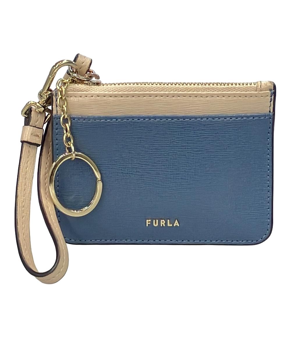 【先着クーポン27日1:59迄】【中古】 フルラ カードケース コインケース キーリング付き レディース Furla