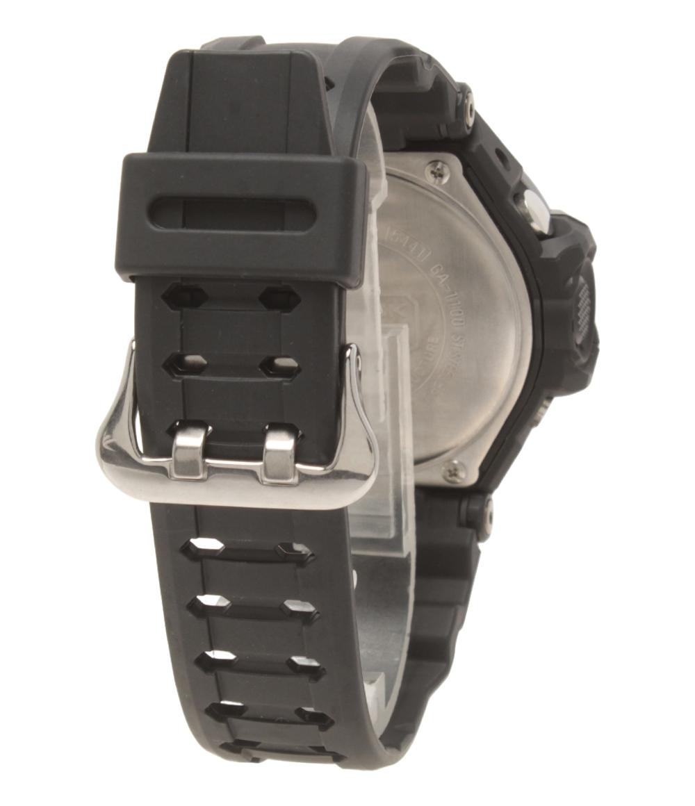 【中古】 カシオ 腕時計 スカイコックピット G-SHOCK クオーツ ブラック GA-1100-1AJF メンズ CASIO