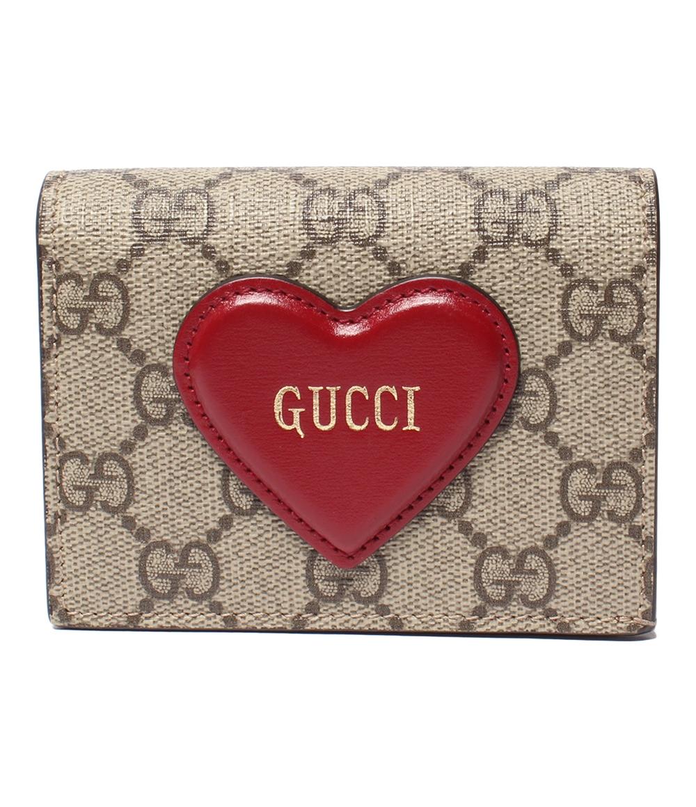 【先着クーポン11日1:59迄】【中古】 グッチ 二つ折り財布 GGスプリーム 648848 0959 レディース GUCCI