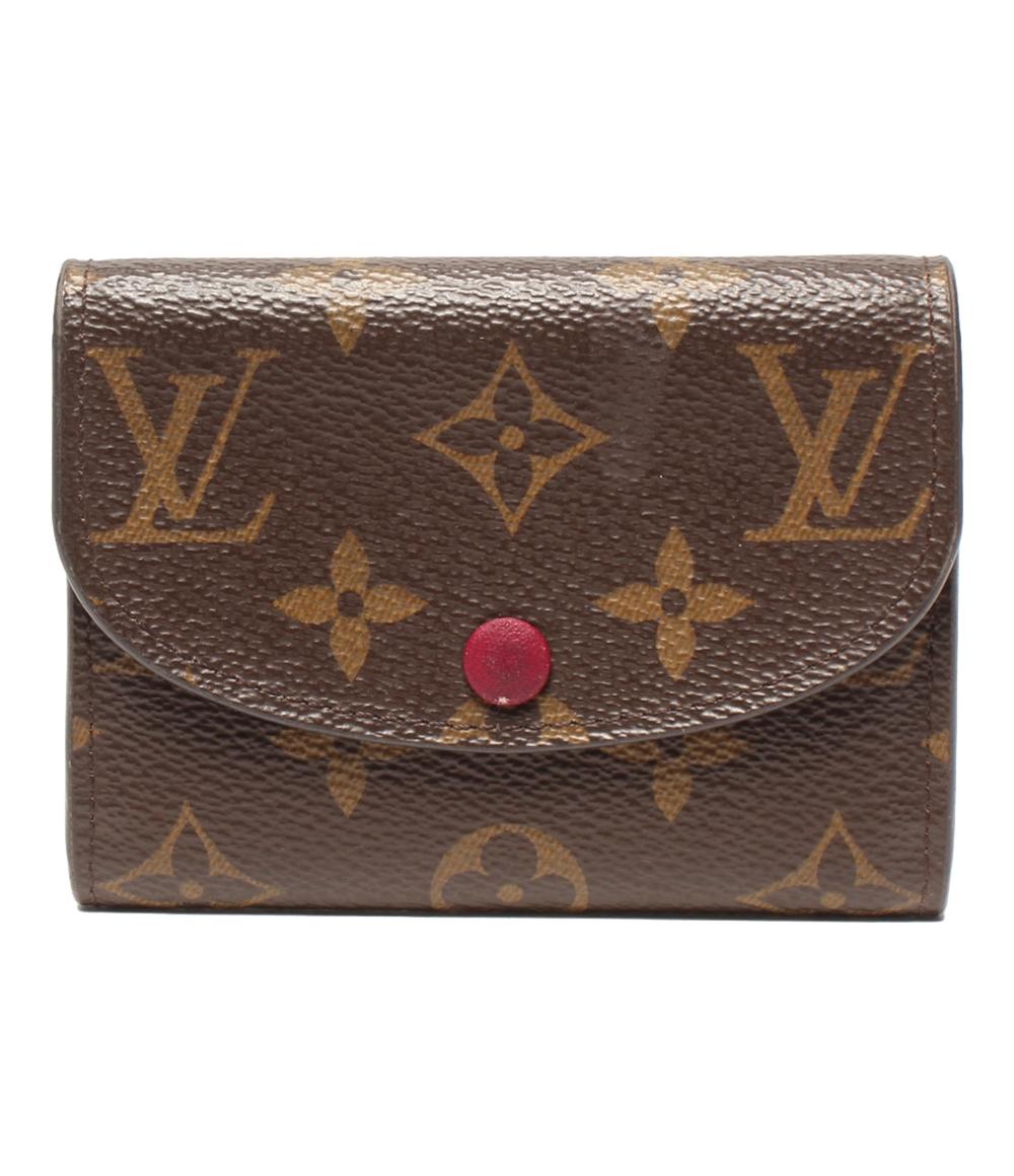 【先着クーポン27日1:59迄】【中古】 ルイ・ヴィトン コインケース カードケース ポルトモネ・ロザリ モノグラム M41939 レディース LOUIS VUITTON