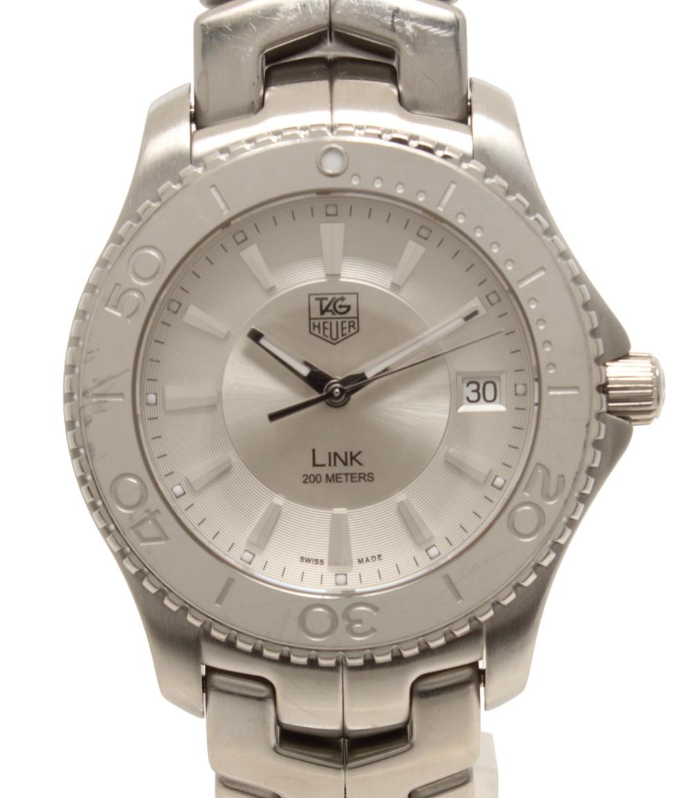 【中古】 タグホイヤー 腕時計 リンク クオーツ シルバー WJ1111-BA0570 メンズ TA ...