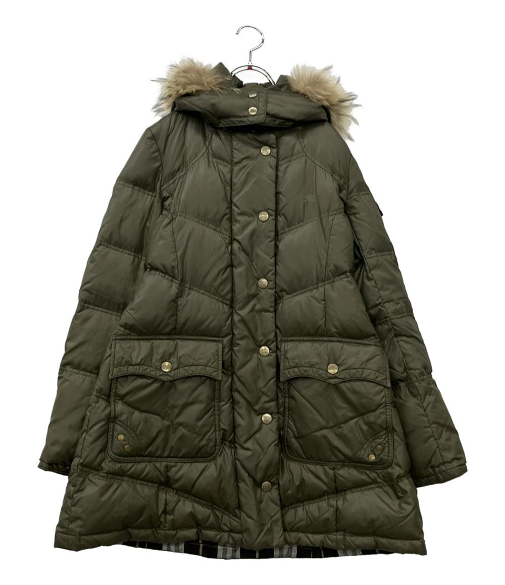 バーバリーブルーレーベル　ダウンジャケット　サイズM 楽天市場】バーバリー ブルーレーベル ダウンの通販