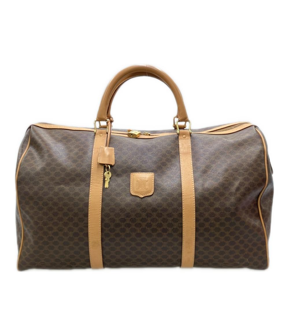 【7%OFFクーポン&500円OFFクーポン15日0時〜18日23:59迄】【中古】 セリーヌ ボストンバッグ ハンドバッグ マカダム レディース CELINE