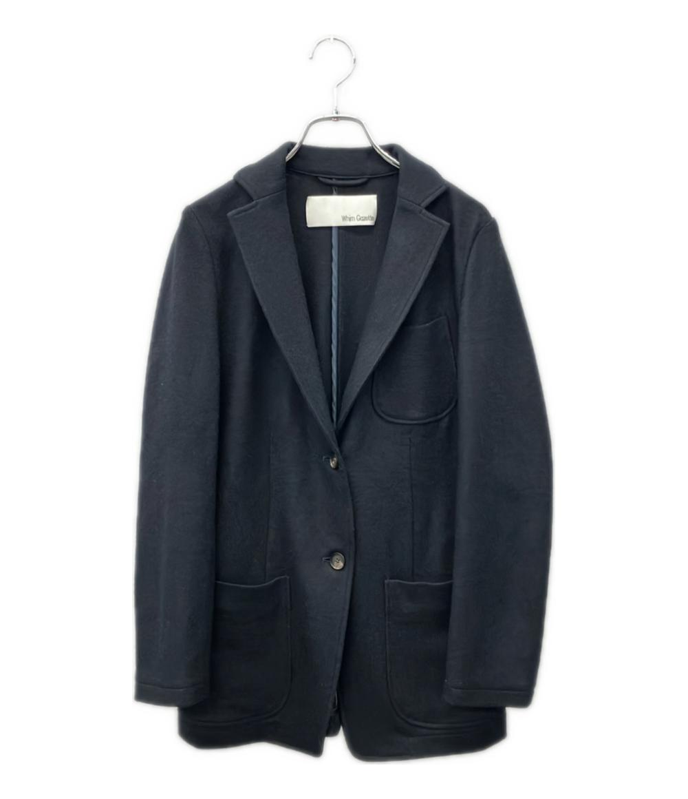 【全品P5倍×先着30名様全品5%OFFクーポン1日23:59迄】【中古】 ウィムガゼット テーラードジャケット ウールジャケット WG17D0071720100 レディース SIZE F (M) Whim Gazette