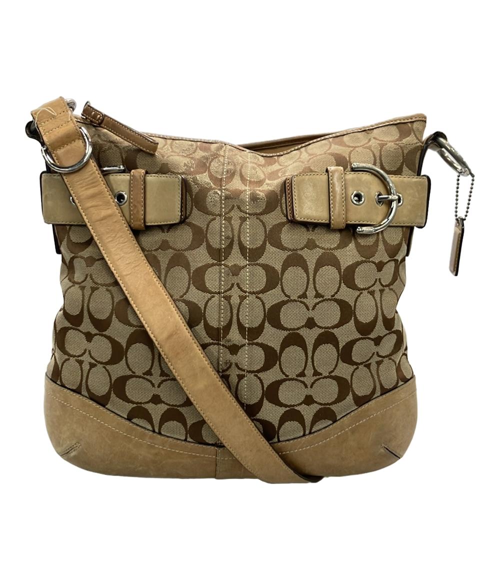 【先着クーポン27日1:59迄】【中古】 コーチ ショルダーバッグ 斜め掛け シグネチャー 3593 レディース COACH(4)