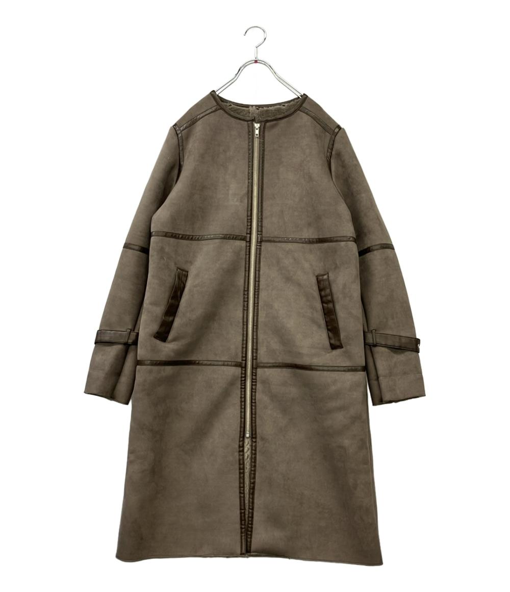 【中古】 ソブ フェイクムートンコート ファー欠品 0307-330-193A レディース SIZE 38 (M) Sov.