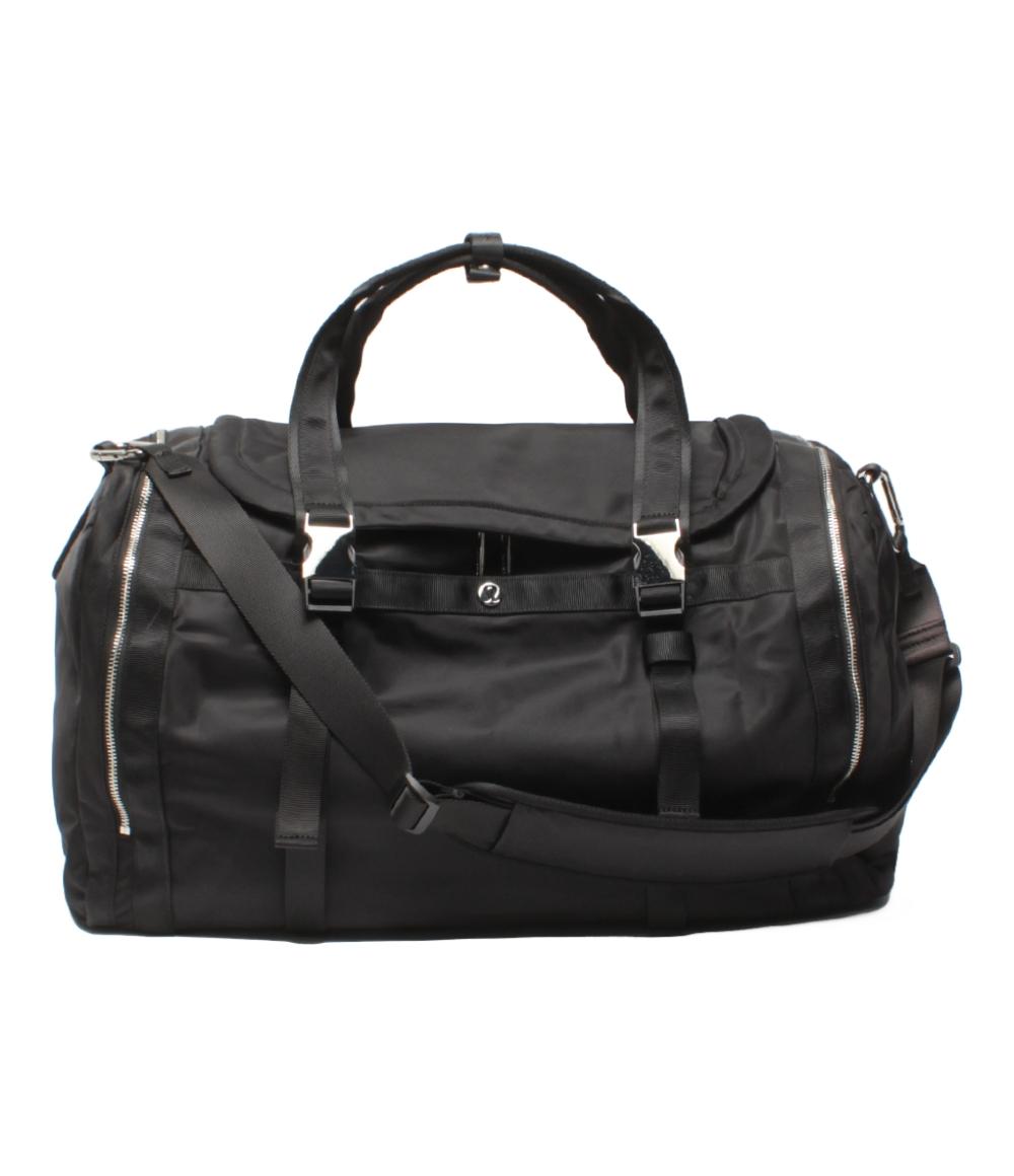 【先着クーポン27日1:59迄】【中古】 美品 ルルレモン 2way ボストンバッグ ショルダーバッグ 斜め掛け ナイロン レディース lululemon