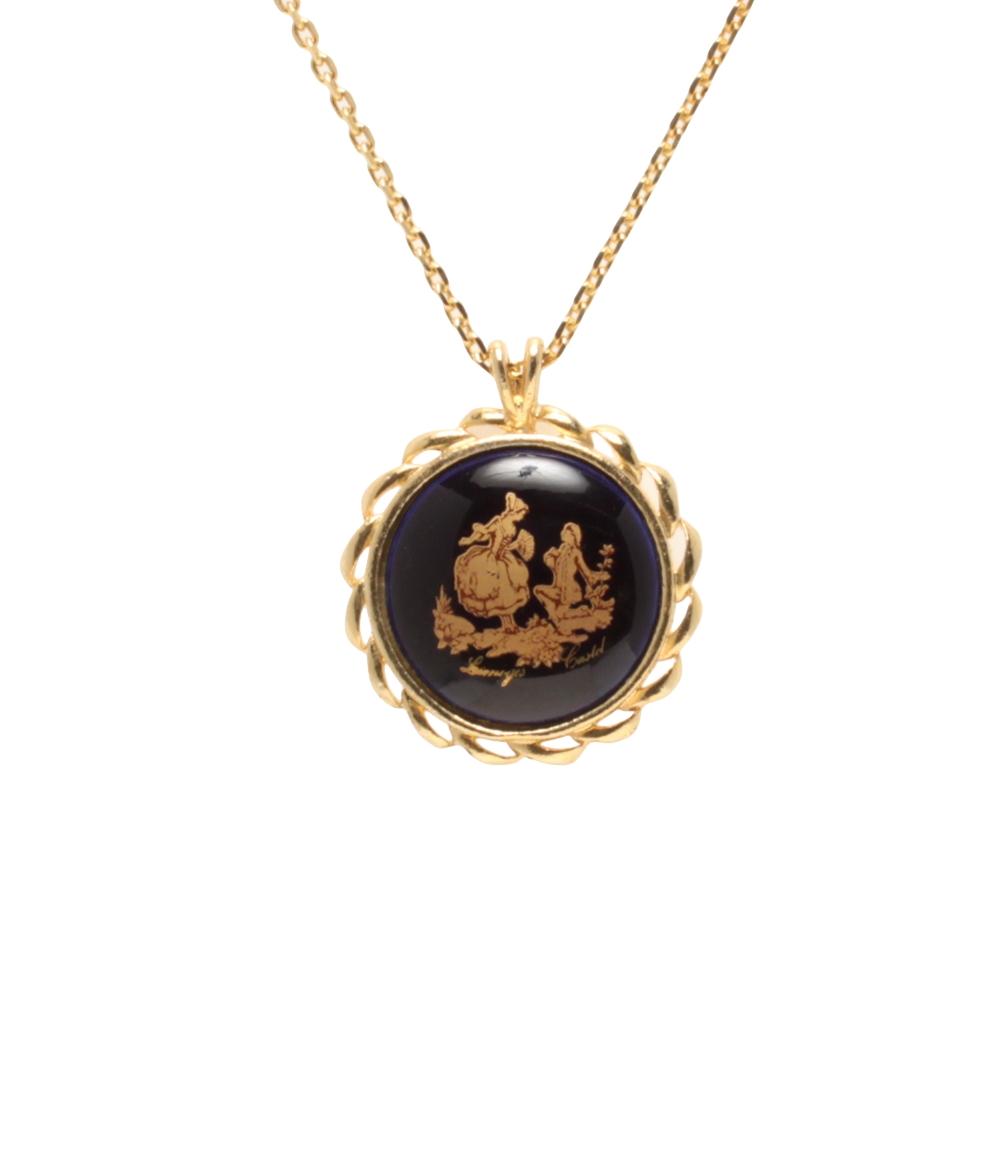 【中古】 美品 リモージュ キャッスル ネックレス レディース LIMOGES CASTEL
