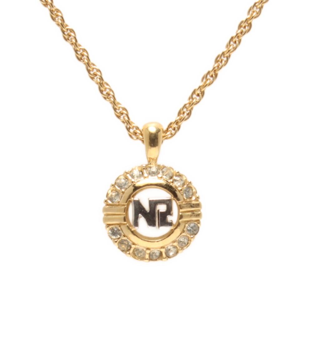 【中古】 ニナリッチ ネックレス ロゴ レディース NINA RICCI