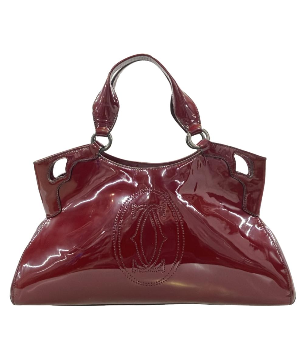 【美品】カルティエ　トートバッグ　ビジネスバッグ　A4可　レザー　ゴールド金具 d2469_wm.jpg