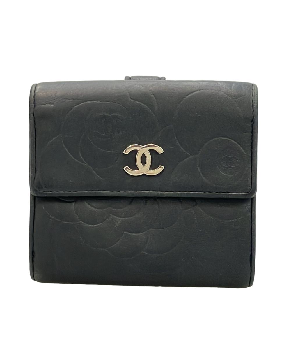 楽天市場】シャネル カメリア 二つ折り財布の通販