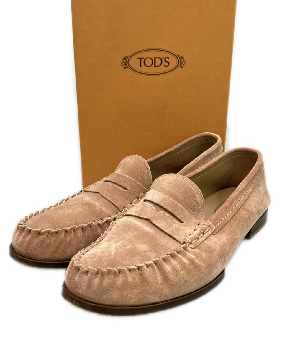 【返品保証対象10日23:59迄】【中古】 トッズ コインローファー スエード メンズ SIZE 8.5 (L) TOD’S