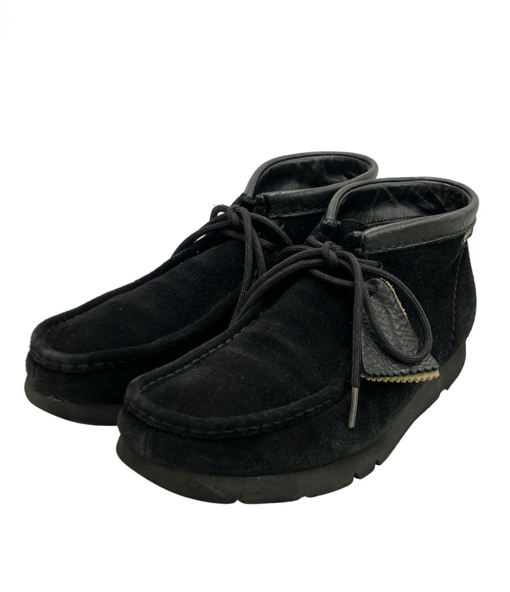 Clarks ワラビー USED美品 美品✨Clarks 24.5cm ワラビー GORE-TEX レザー ブラック - メルカリ