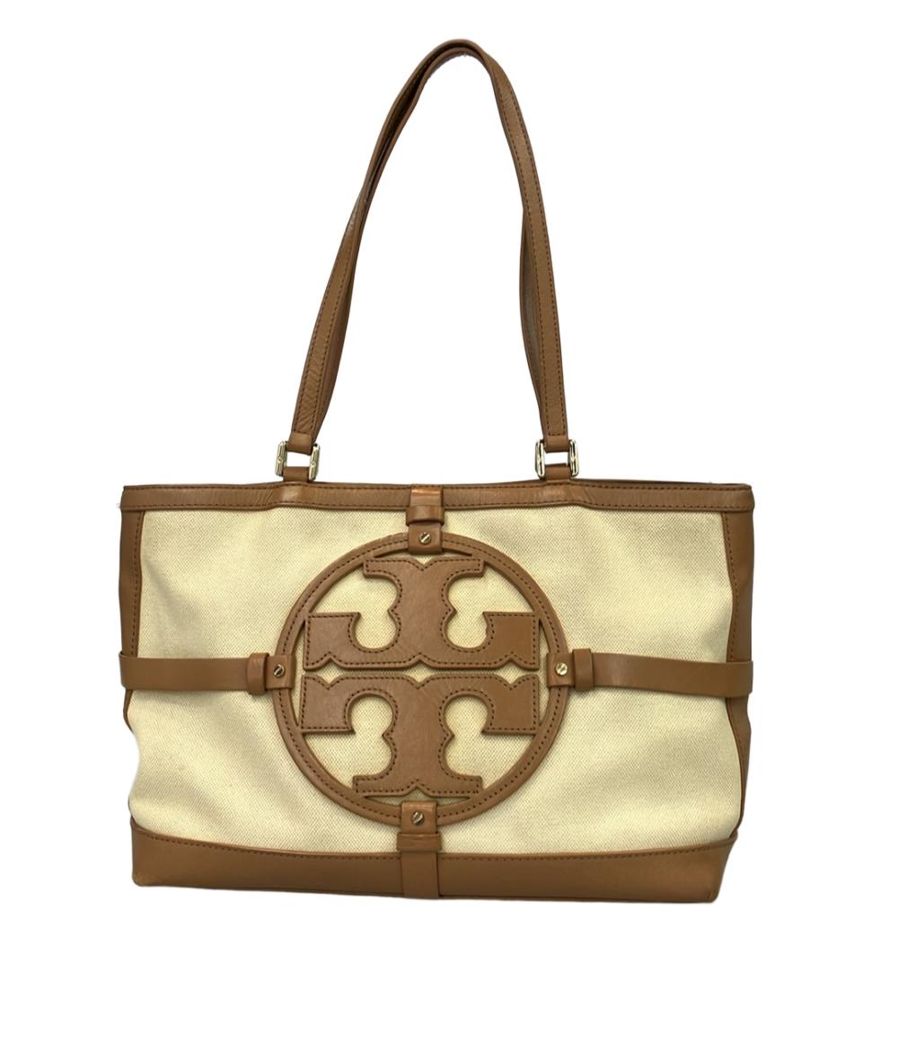 【1,000円OFFクーポン7日23:59迄】【中古】 トリーバーチ トートバッグ 肩掛け ロゴ レディース Tory Burch
