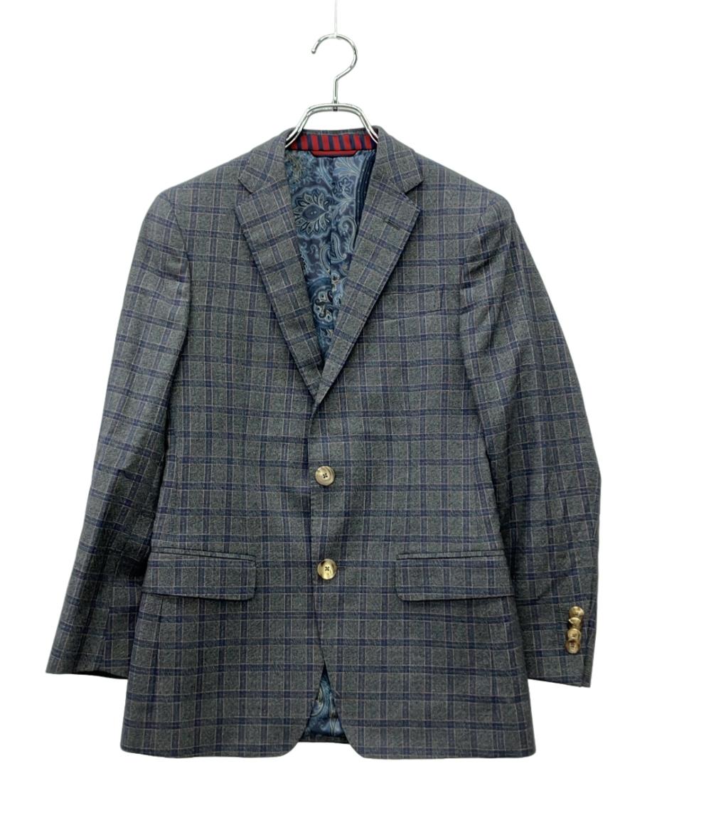 【美品】エトロ ブラックジャケット フード付き ペイズリー イタリー製　未使用品 美品】エトロ ブラックジャケット フード付き ペイズリー イタリー製