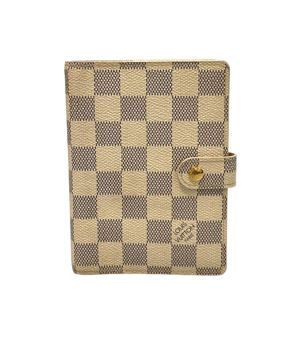 【先着クーポン23日1:59迄】【中古】 訳あり ルイ・ヴィトン 手帳カバー アジェンダPM ダミエグラファイト R20706 レディース メンズ LOUIS VUITTON