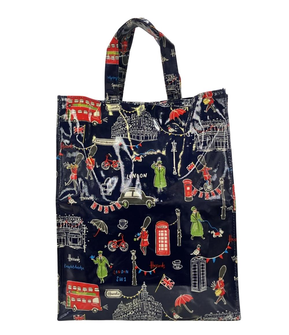 【7%OFFクーポン&500円OFFクーポン15日0時〜18日23:59迄】【中古】 ハロッズ ハンドバッグ トートバッグ レディース Harrods
