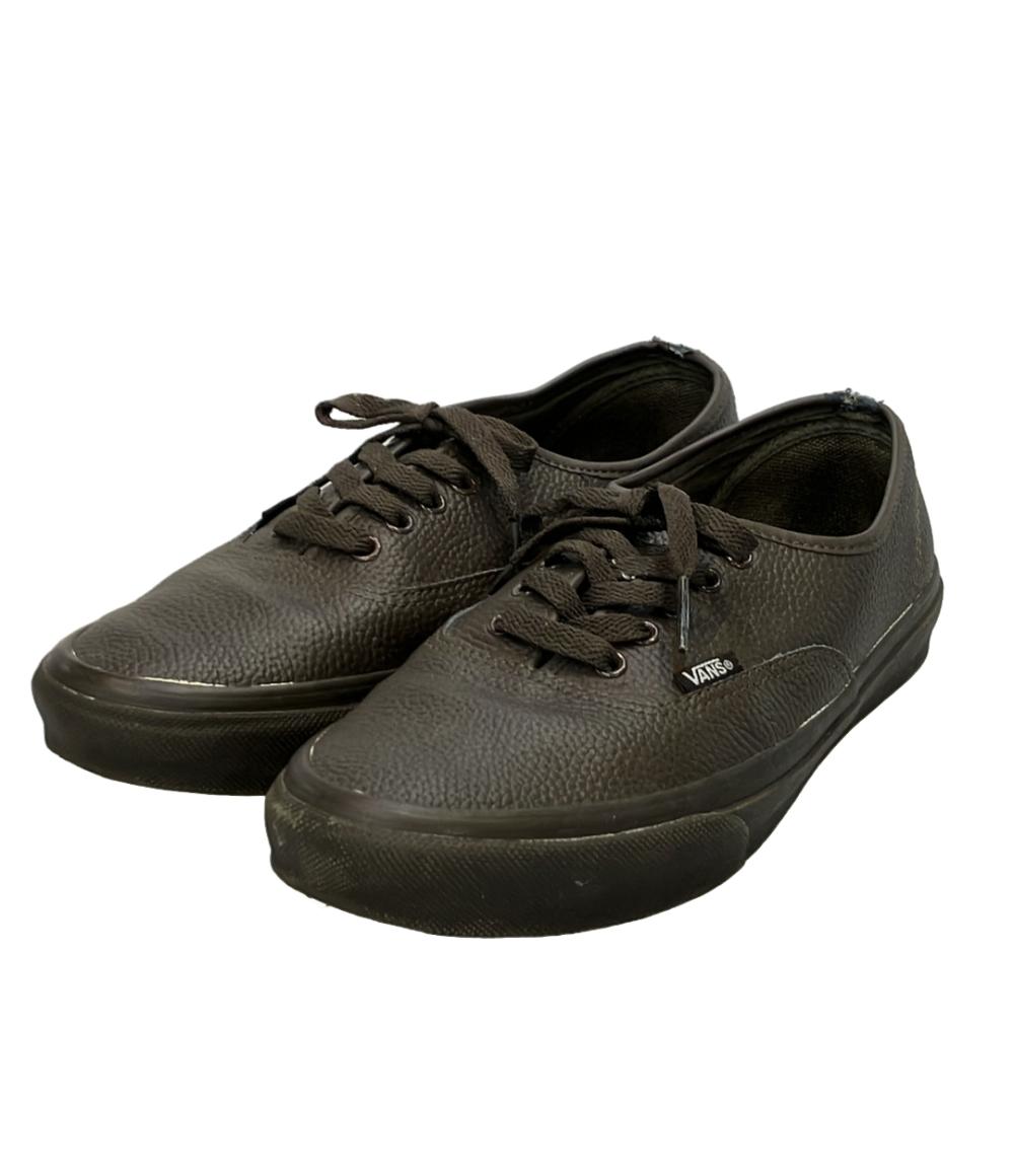 【7%OFFクーポン&500円OFFクーポン18日23:59迄】【中古】 バンズ ローカットスニーカー V44CF LEA メンズ SIZE 27.0 (L) VANS
