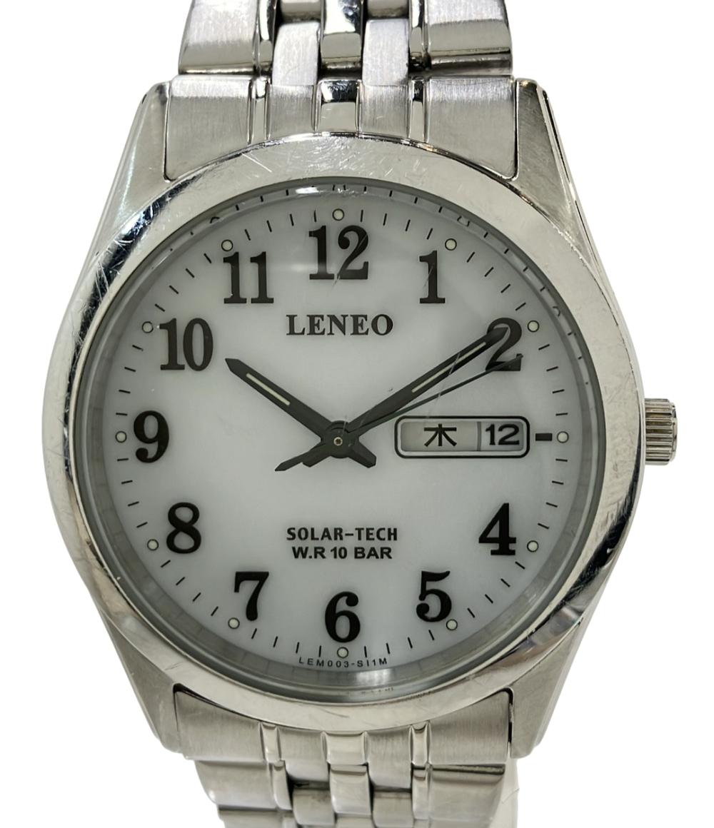 OMEGA - 【全品5%OFFクーポン1日23:59迄】【中古】 レネオ 腕時計 ソーラー ホワイト LEM003 メンズ LENEO
