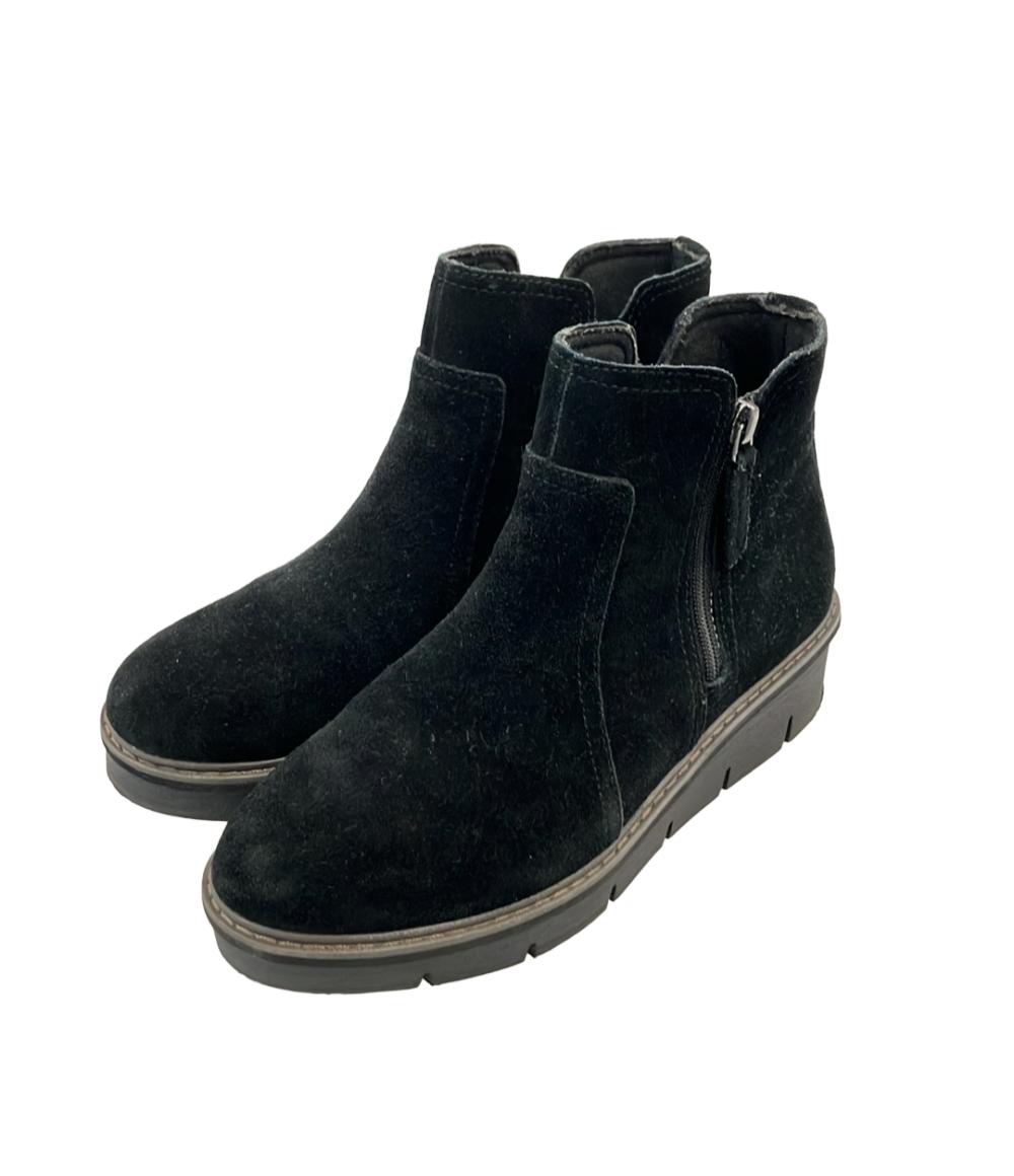 【先着クーポン27日9:59迄】【中古】 クラークス アンクルブーツ サイドジップ レディース SIZE 4 1/2 Clarks(4.0)