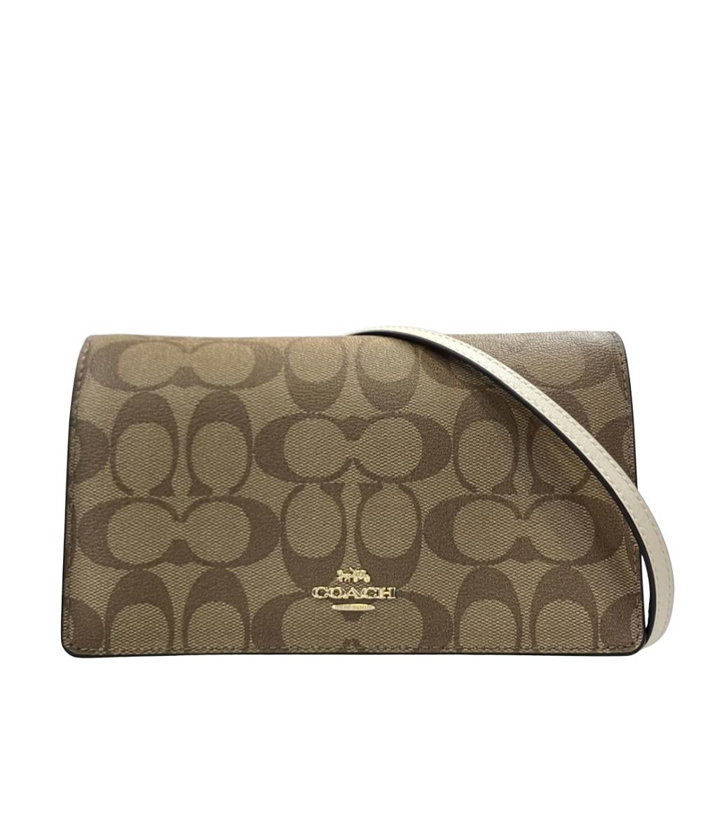 COACH - 【先着クーポン9日20時〜16日1:59迄】【中古】 コーチ ショルダーバッグ 斜め掛け ショルダーウォレット シグネチャー F76769 レディース COACH