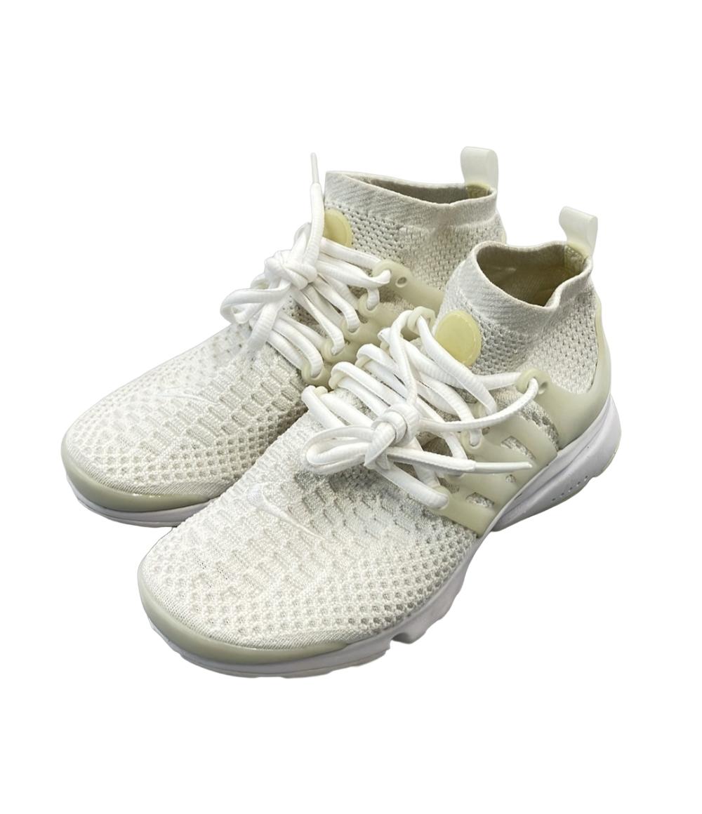 【7%OFFクーポン&500円OFFクーポン18日23:59迄】【中古】 ナイキ ミドルカットスニーカー AIR PRESTO FLYKNIT 835738-100 レディース SIZE 23.0 (M) NIKE