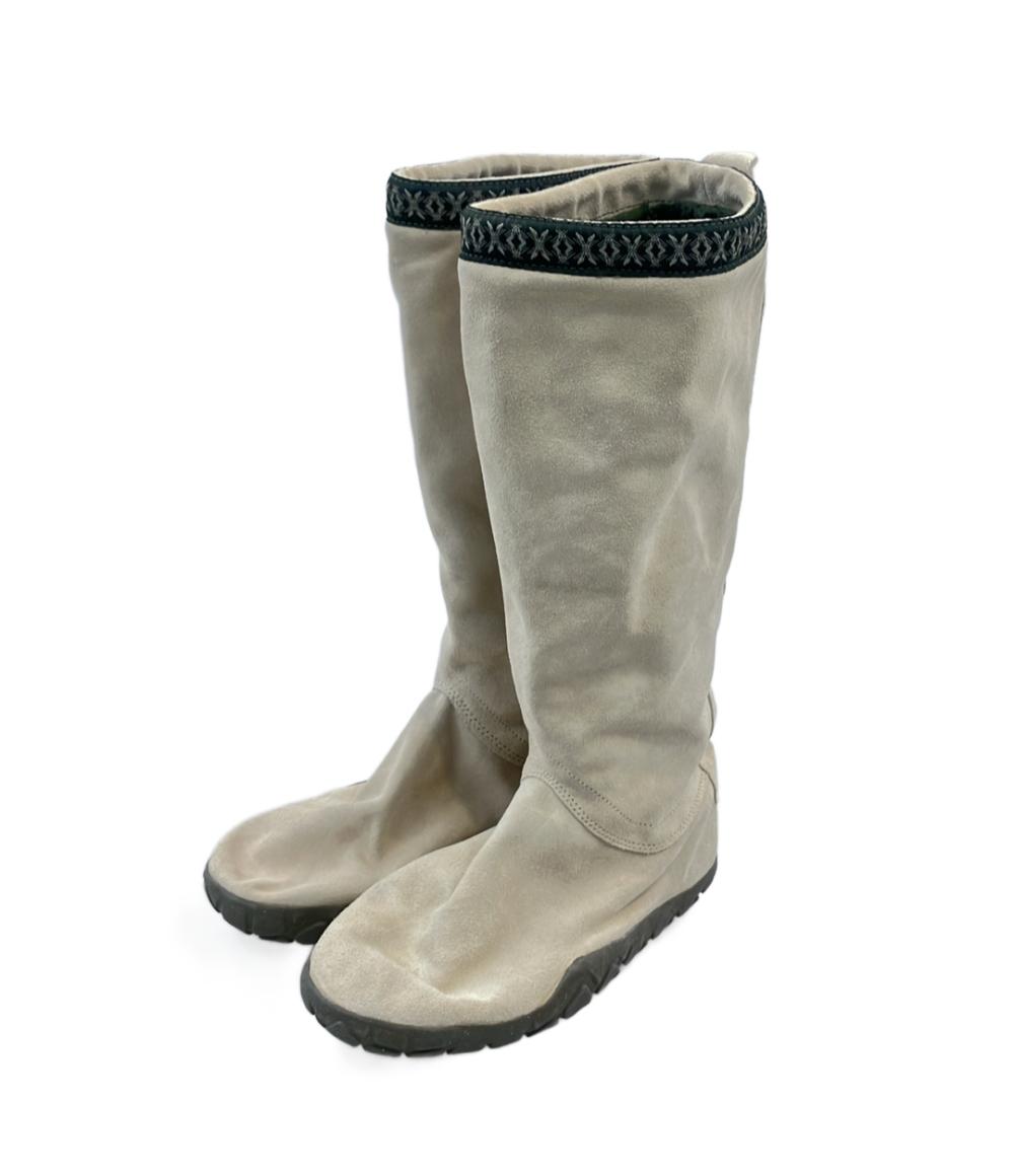 【7%OFFクーポン&500円OFFクーポン18日23:59迄】【中古】 ナイキ スエードロングブーツ WMNS AIR CHUKKA MOC HIGH 317063-111 レディース SIZE 24.0 NIKE