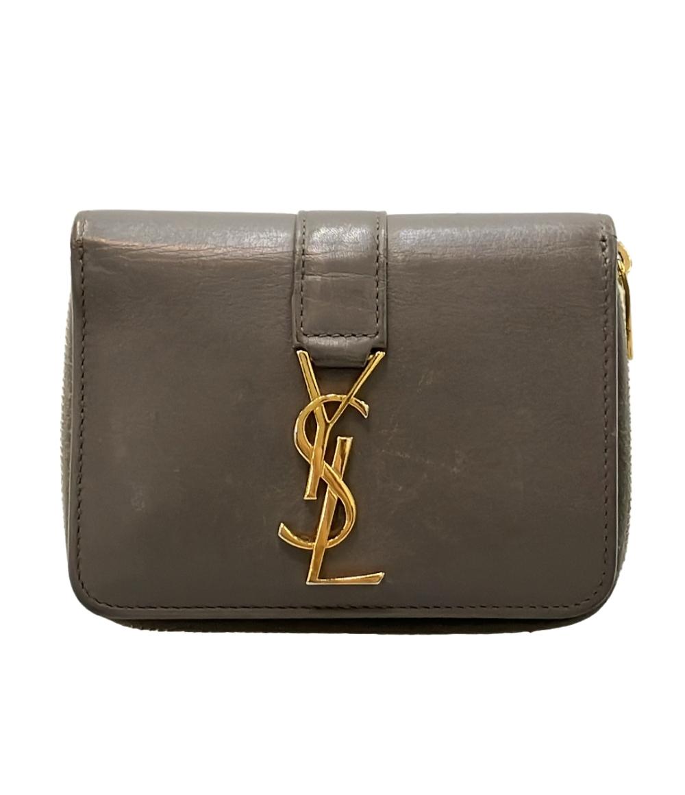 YSL サンローラン/レザー折り財布/キャメル/Bランク/82【中古】 SAINT LAURENT（財布）のフリマアイテム一覧