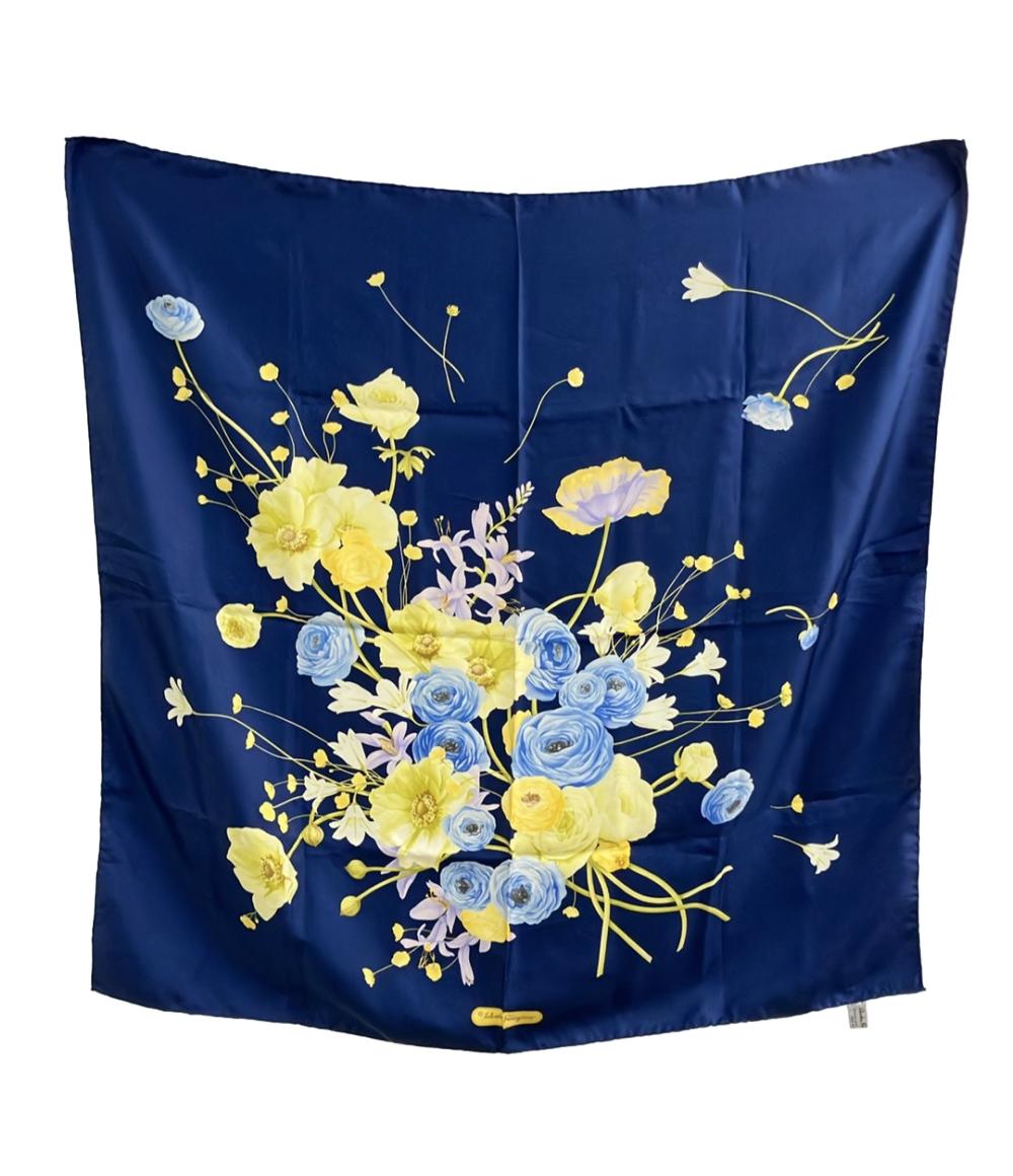 【中古】 サルヴァトーレフェラガモ スカーフ シルク100% レディース Salvatore Ferragamo