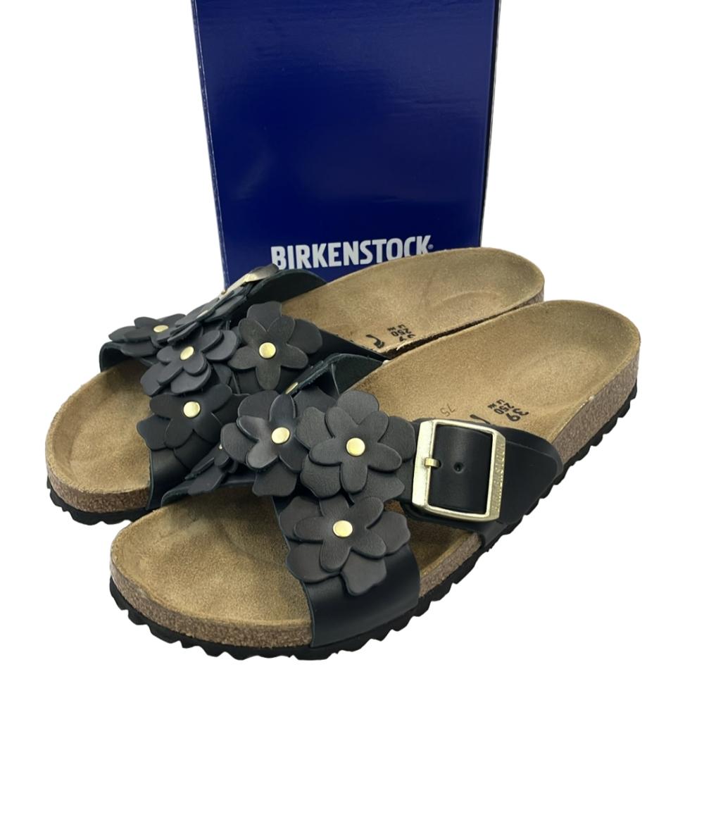 【先着クーポン26日1:59迄】【中古】 ビルケンシュトック レザーサンダル シエナ フラワー レディース SIZE 39 (25cm) BIRKENSTOCK
