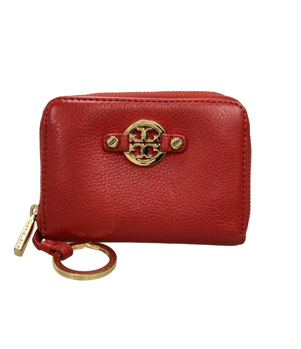 【全品5%OFFクーポン14日23:59迄】【中古】 トリーバーチ コインケース レザー キーリング付き レディース Tory Burch