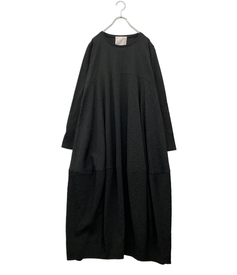 Other - 【先着クーポン9日20時〜16日1:59迄】【中古】 美品 ビアズリー 長袖ワンピース 総柄 マルワンピース コクーン型 タグ付き BEZ1032209 レディース SIZE 2 (M) BEARDSLEY