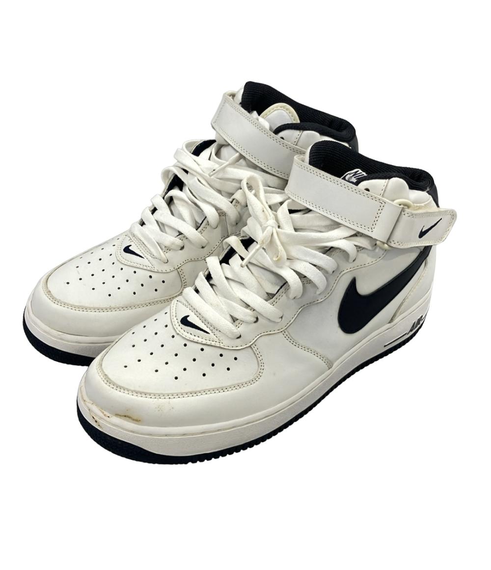 【7%OFFクーポン&500円OFFクーポン18日23:59迄】【中古】 ナイキ ミドルカットスニーカー AIR FORDE 1 MID 306352-148 メンズ SIZE 28.5 (XL) NIKE