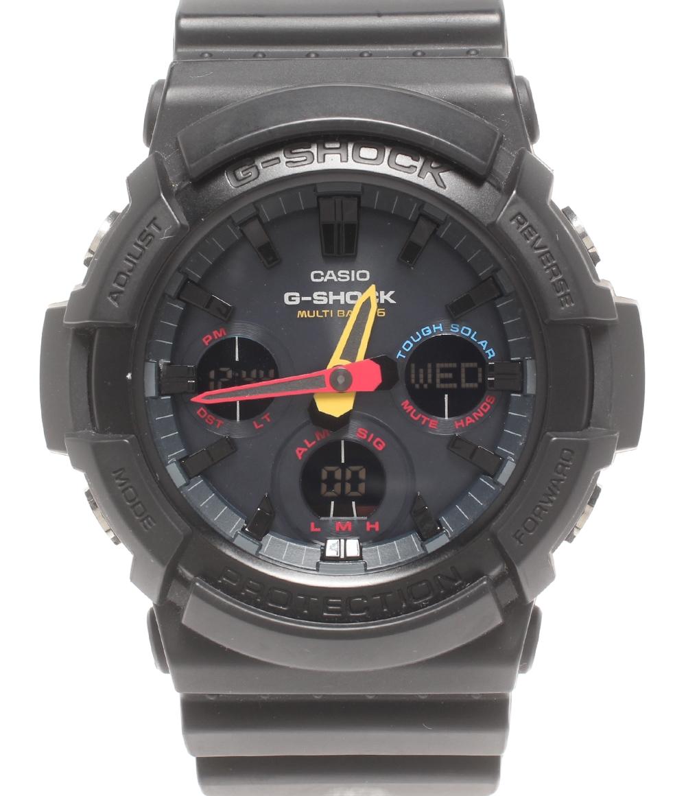 Rakuten - 【全品5%OFFクーポン1日23:59迄】【中古】 カシオ 腕時計 電波ソーラー G-SHOCK ソーラー GAW-100BMC メンズ CASIO