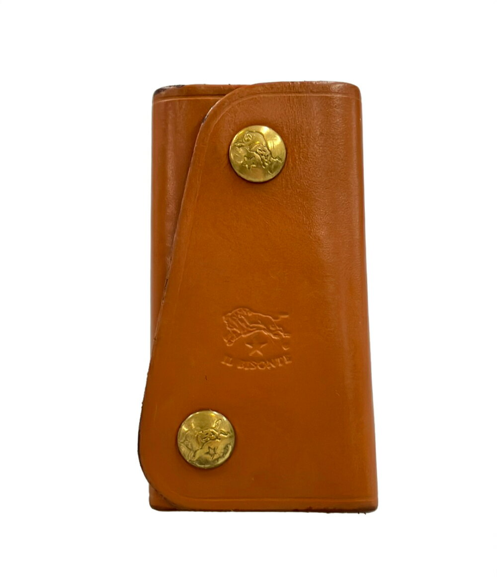 【7%OFFクーポン&500円OFFクーポン18日23:59迄】【中古】 イルビゾンテ 4連キーケース メンズ レディース IL BISONTE