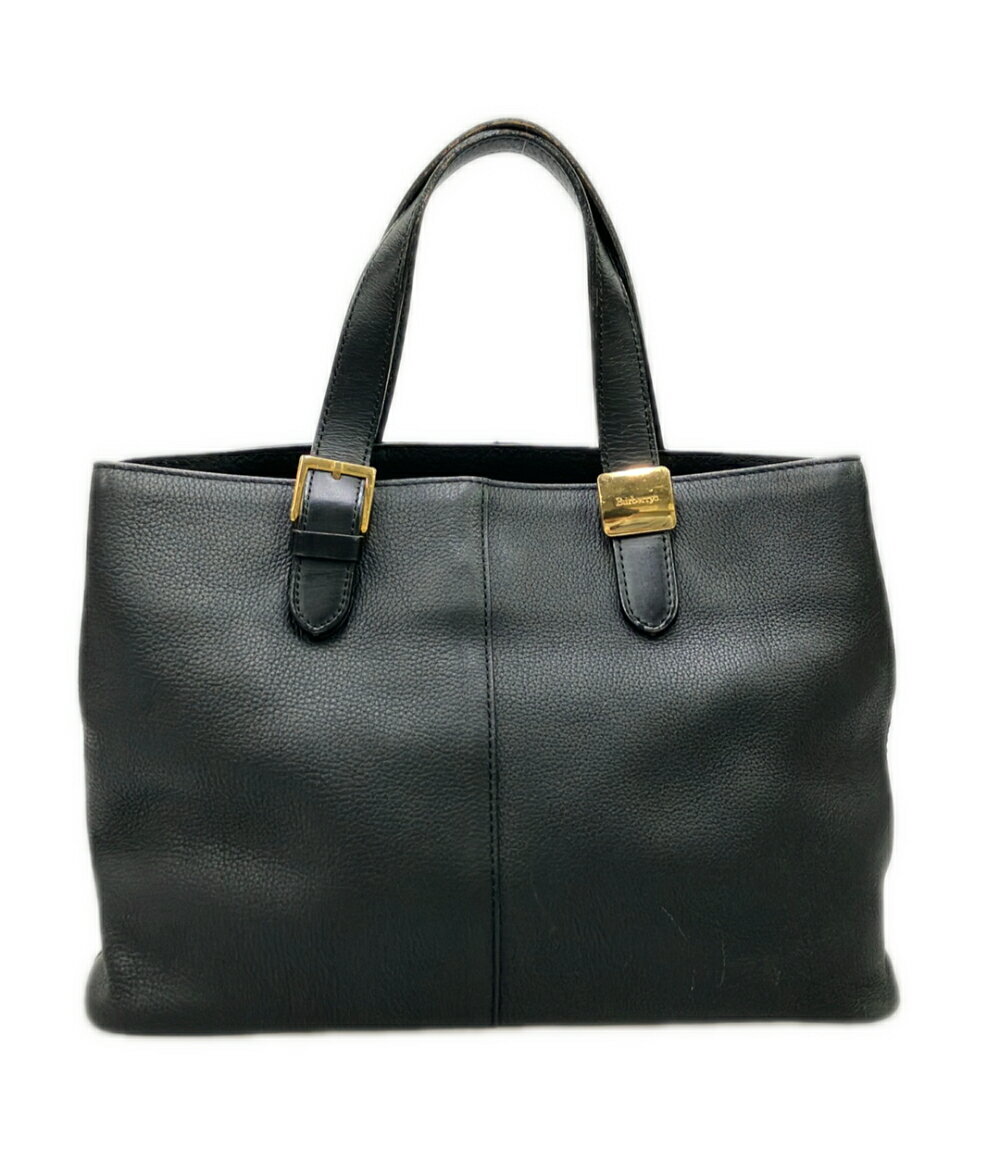 BURBERRY - 【先着クーポン27日9:59迄】【中古】 バーバリーズ ハンドバッグ レザー レディース Burberrys