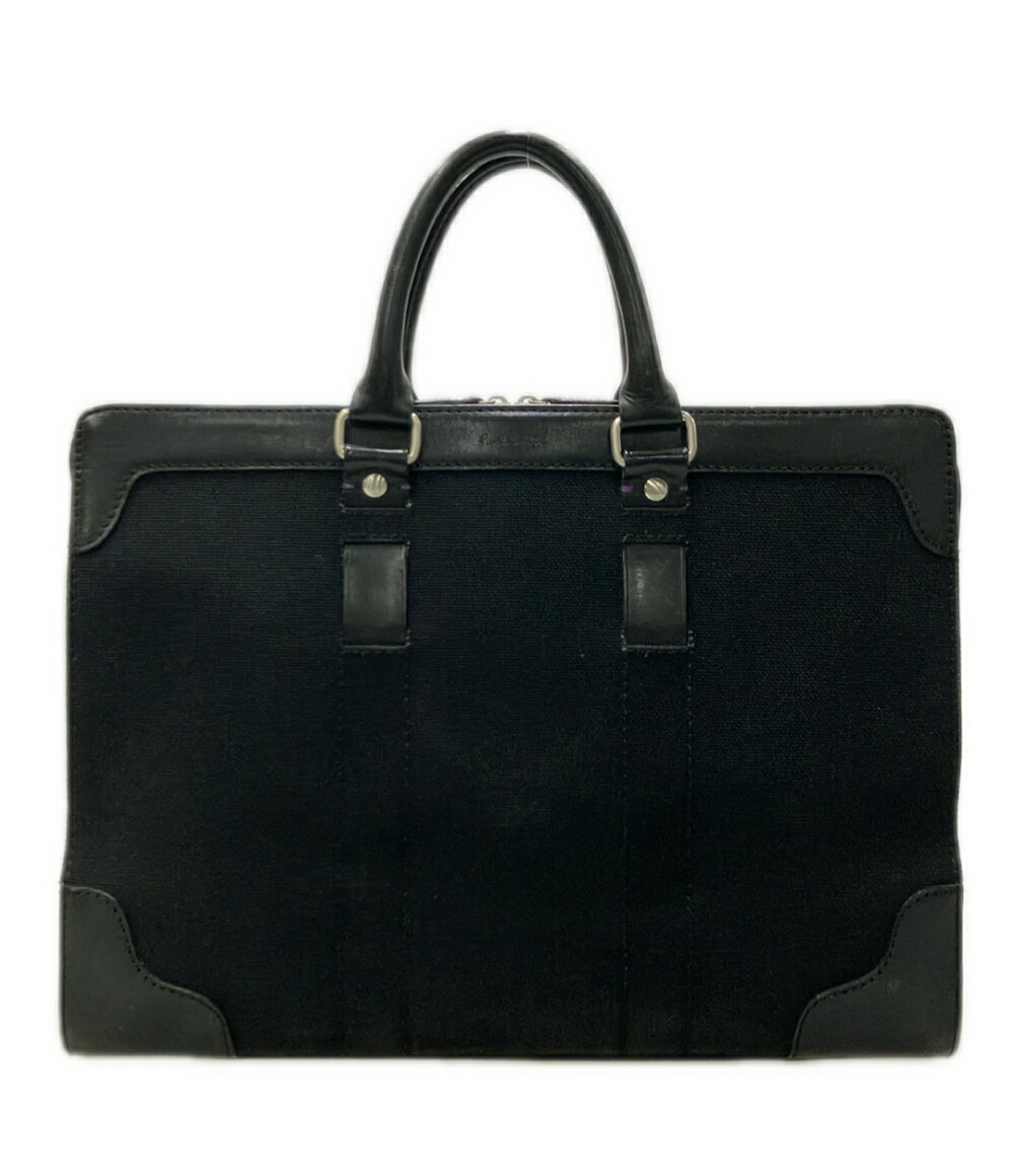 paul smith オールレザー ブリーフケース ビジネスバッグ 黒 Paul Smith（ポール・スミス） PS ビジネスバッグ バッグ メンズ