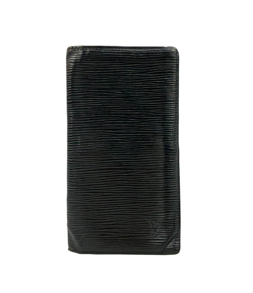 【先着クーポン27日9:59迄】【中古】 ルイ・ヴィトン 二つ折り長財布 レザー メンズ LOUIS ...