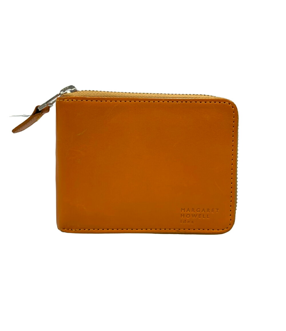 Rakuten - 【全品5%OFFクーポン14日23:59迄】【中古】 マーガレットハウエル アイデア ラウンドファスナー二つ折り財布 レディース MARGARET HOWELL idea