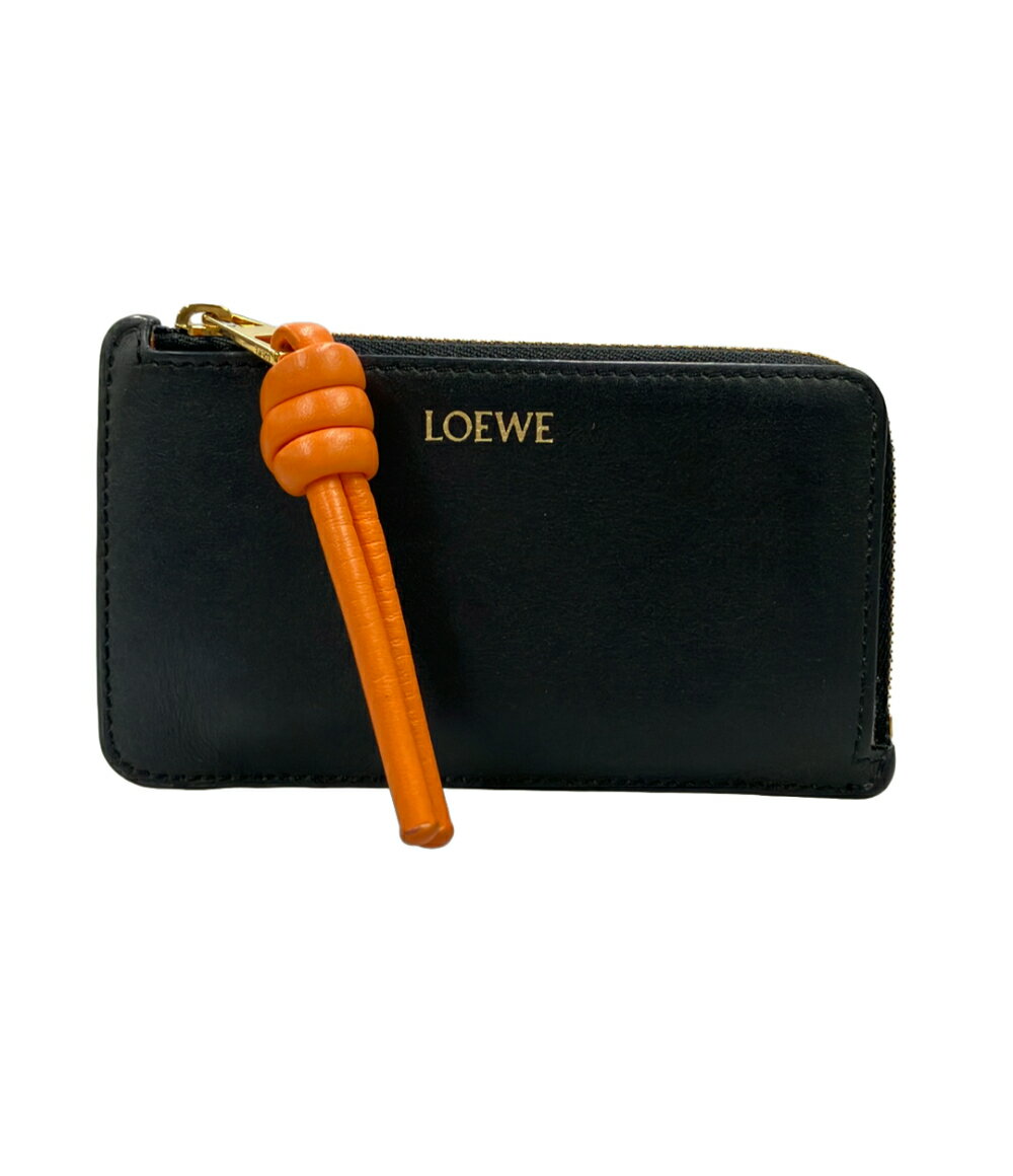 LOEWE - 【7%OFFクーポン&500円OFFクーポン18日23:59迄】【中古】 ロエベ コインケース カードケース ノットコインカードホルダー レディース LOEWE