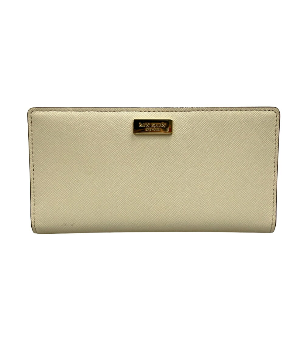 M - 【先着クーポン9日20時〜16日1:59迄】【中古】 ケイトスペード 二つ折り長財布 レディース Kate Spade