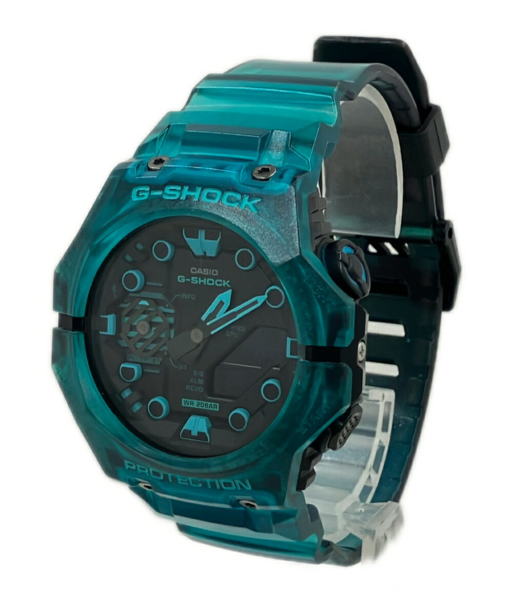 Rehello by BOOKOFFの【中古】 カシオ 腕時計 G-SHOCK クオーツ ブラック GAB001 メンズ CASIO｜アングル2