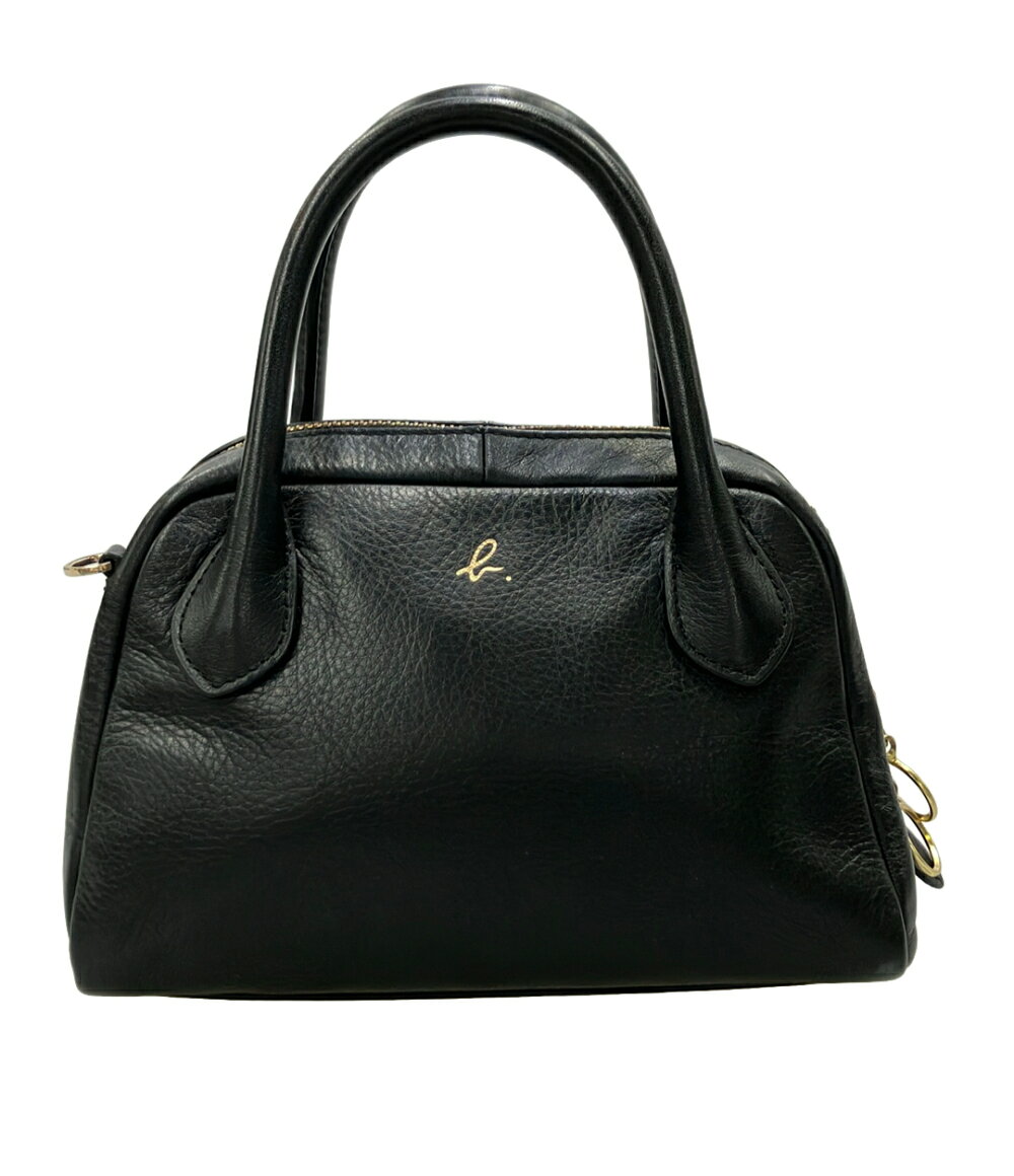 【新品未使用】agnès b.VOYAGE ミニバッグ　ハンドバッグ　ブラック 美品 agnès b. VOYAGE レザーミニボストン 黒 ショルダーなし - メルカリ