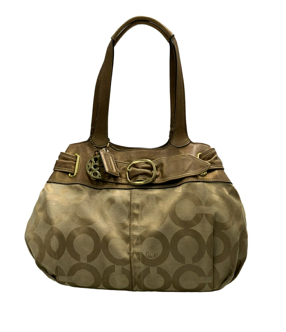 COACH コーチ シグネチャーオプアート 2wayショルダーバッグ Coach コーチ シグネチャー 2WAY ミニトート クロスボディ♪ (Coach