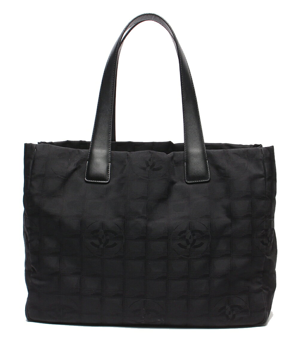 CHANEL - 【7%OFFクーポン&500円OFFクーポン18日23:59迄】【中古】 シャネル トートバッグ ゴールド金具 ニュートラベルラインMM A15991 レディース CHANEL