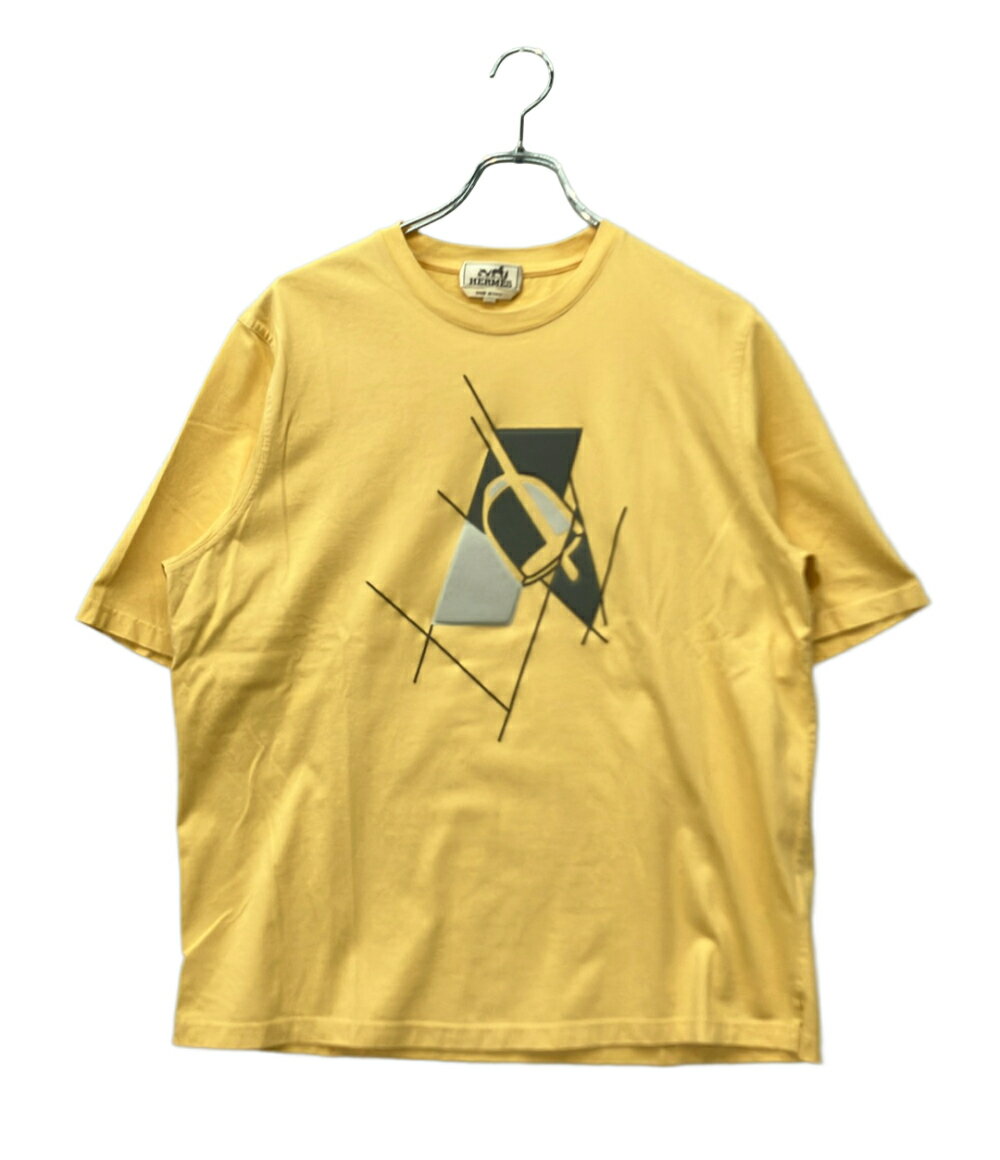  エルメス 半袖Tシャツ Etrier en Fragments T-SHIRT メンズ SIZE M HERMES
