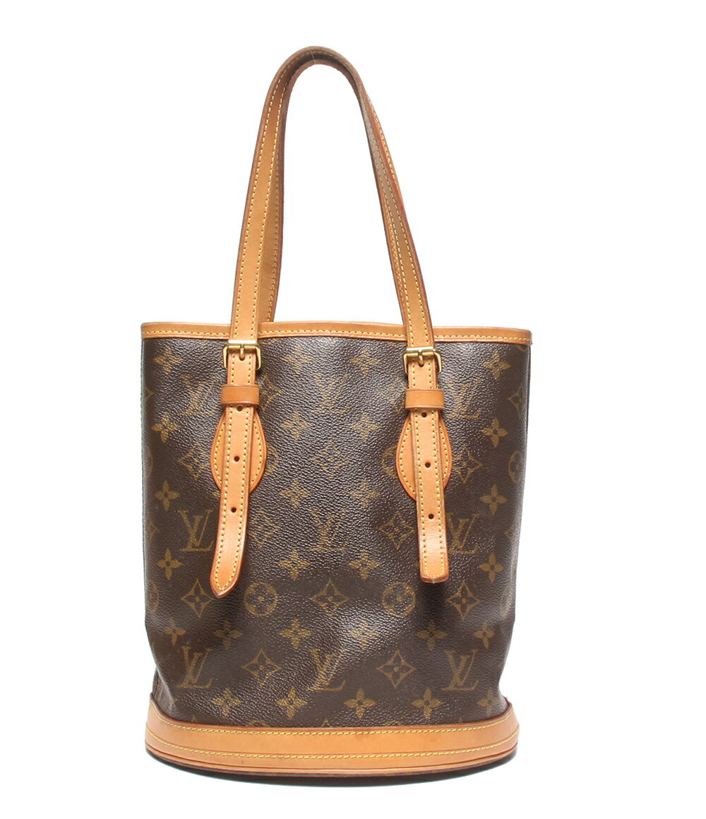 LOUIS VUITTON - 【全品5%OFFクーポン1日23:59迄】【中古】 ルイ・ヴィトン トートバッグ バケットPM モノグラム M42238 レディース LOUIS VUITTON